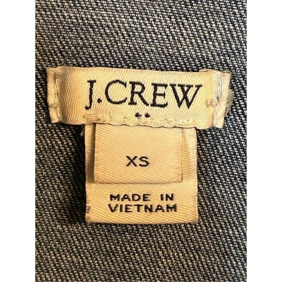 J. CREW Button Down Long Sleeve Jean Jacket Size XS (4484) - Picture 3 of 5